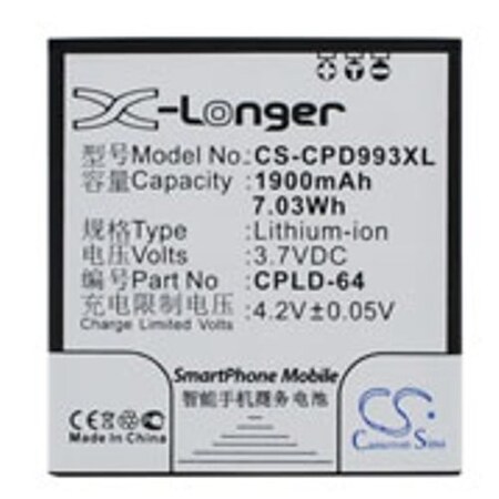 Ilc Replacement for Coolpad E28 Battery E28 BATTERY COOLPAD